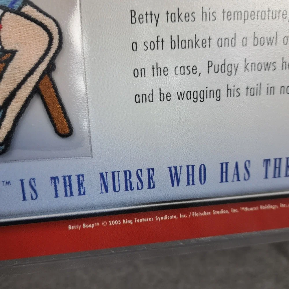 Betty Boop Patch Nurse Betty Pudgy Clothing Patch Collectible‎ Vintage Medical